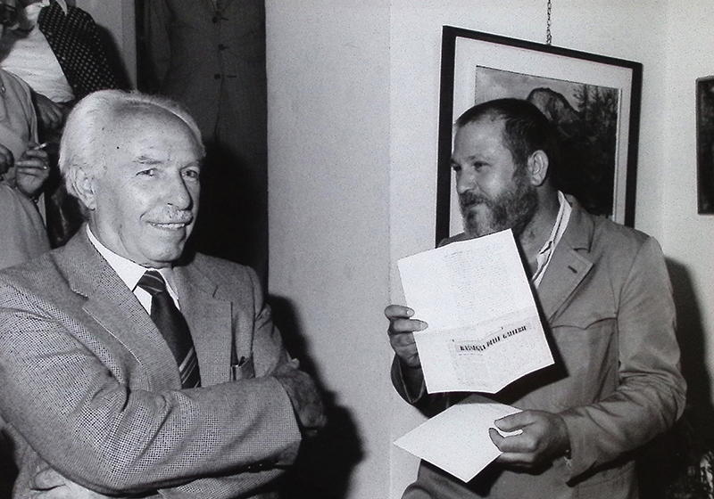 Inaugurazione della mostra antologica di Marino Spadavecchia